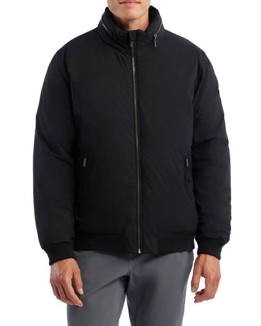 Hunter Black Albion Water Resistant Bomber Jacket for men