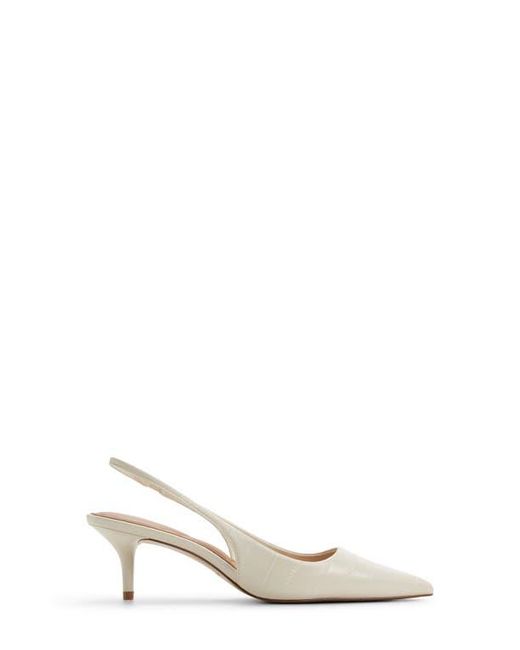 ALDO White Calantha Singback Pump