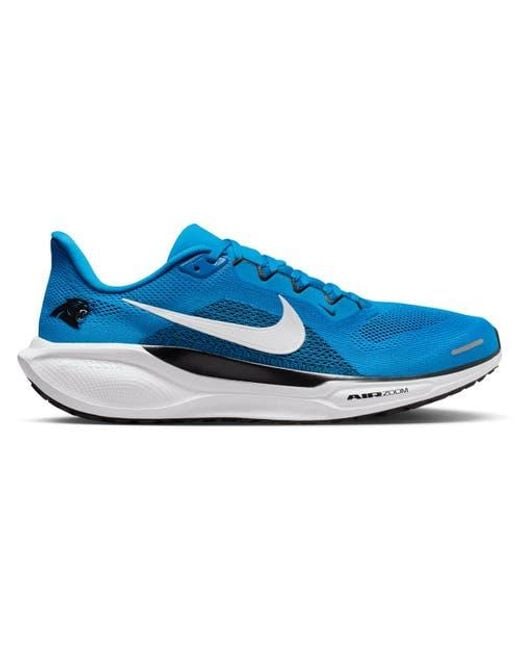 Nike Blue Carolina Panthers Air Zoom Pegasus 41 Sneakers