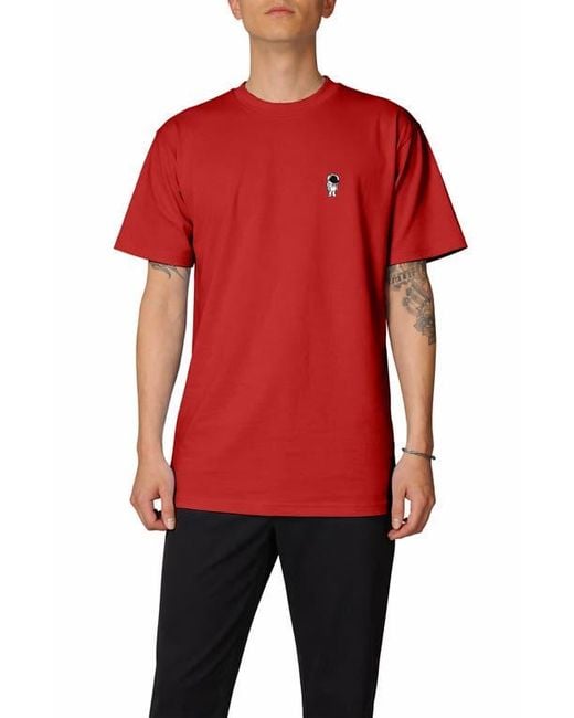 Alix Red Astronaut Tee for men