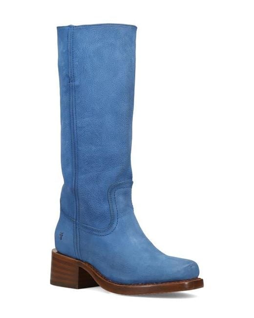 Frye Blue Campus Knee High Boot