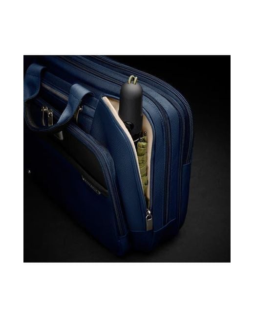 Briggs & Riley Blue @Work Medium Expandable Briefcase