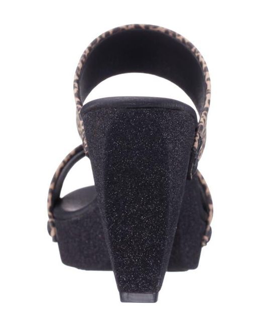 Nina Multicolor Vegas Platform Slide Sandal