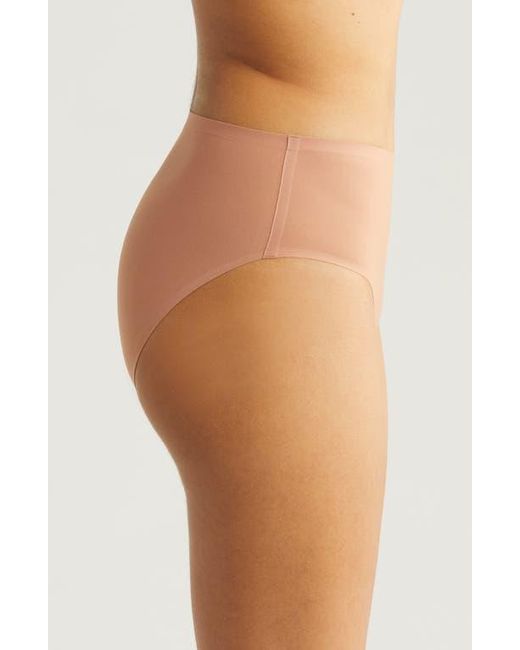 Chantelle Brown Soft Stretch High Cut Briefs