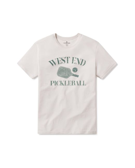 The Normal Brand Gray West End Pickleball Graphic T-shirt for men