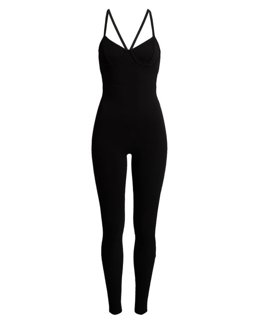 Naked Wardrobe Black Sleeveless Jumpsuit