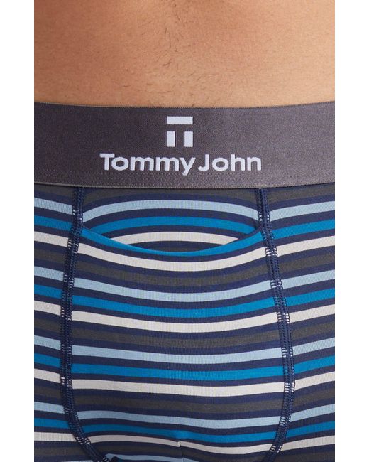 Tommy John Blue 2-pack Second Skin 4-inch Boxer Briefs for men