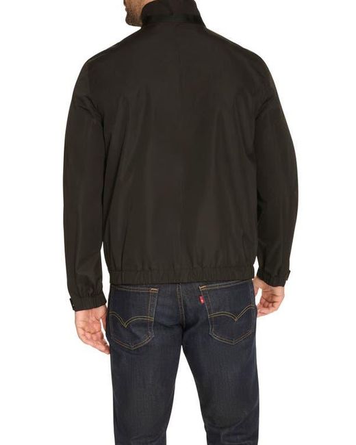 Cole Haan Black Packable Rain Jacket for men