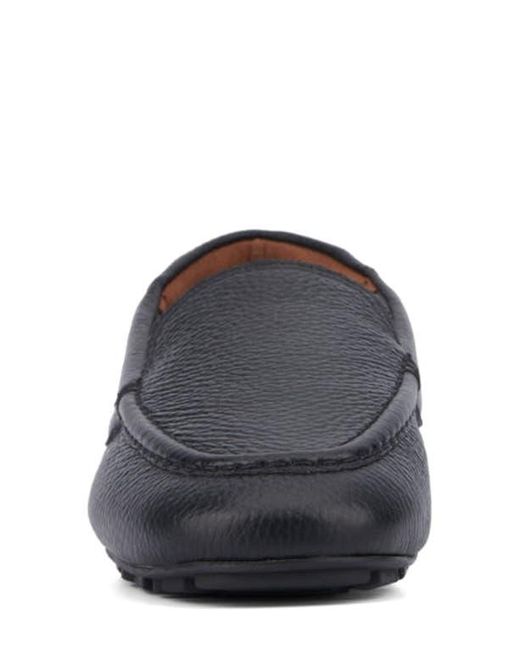 Aquatalia Blue Qaitlin Moc Toe Slip-On Shoe