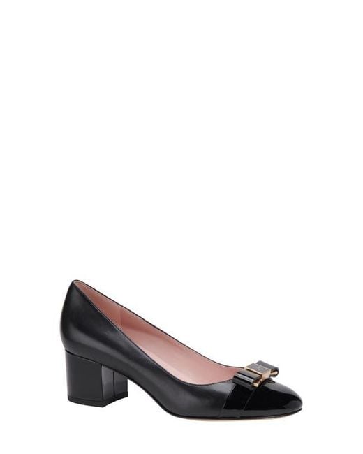 Kate Spade Black Bowdie Cap Toe Pump