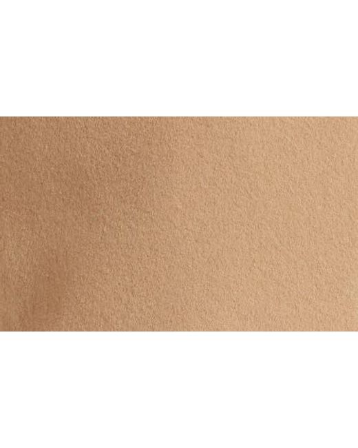 Fleurette Natural Italian Wool Notched-Collar Coat