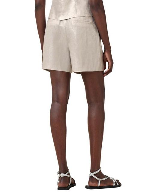 AllSaints Natural Averie Linen Shorts