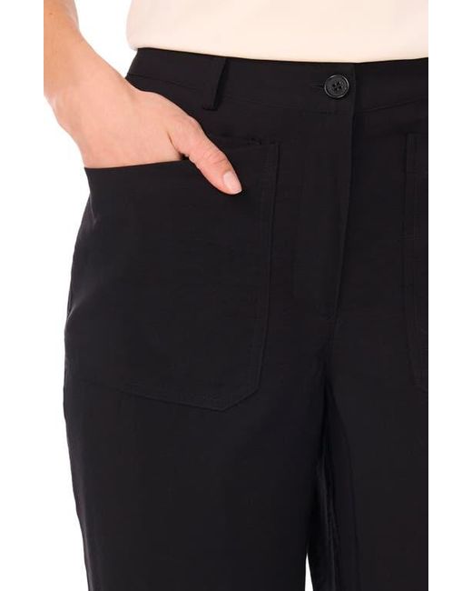 Halogen® Black Patch Pocket Straight Leg Pants