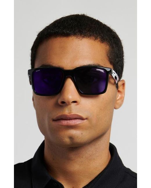 Carrera Blue X Ducati 56Mm Rectangular Sunglasses for men