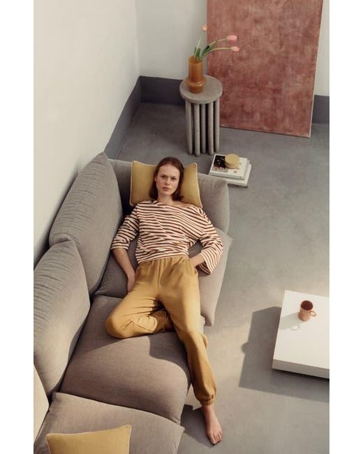 Mango Natural Stretch Cotton Fleece Joggers
