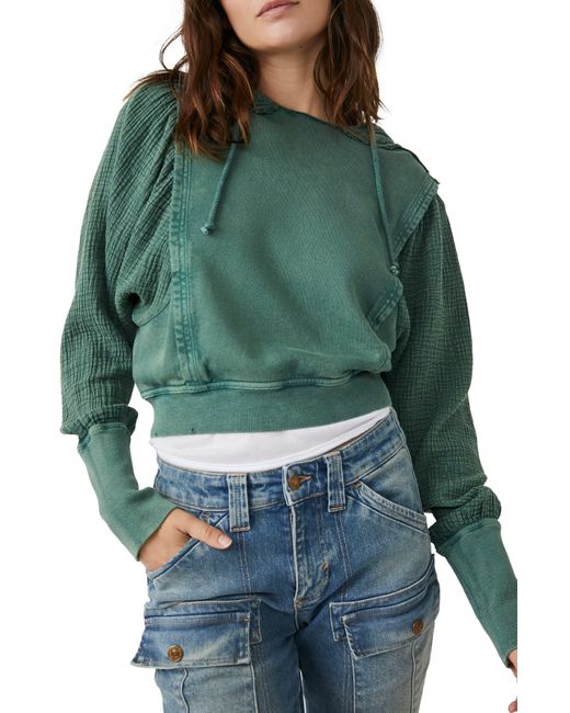 Love letter crop top hoodie Clearance