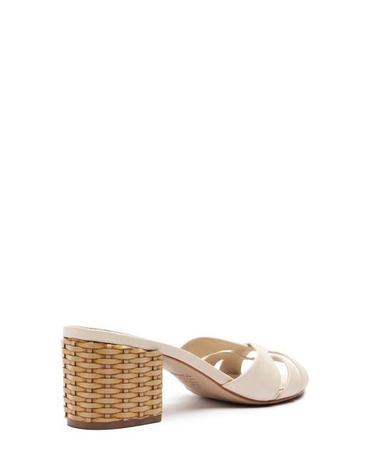 SCHUTZ SHOES White Keefa Slide Sandal