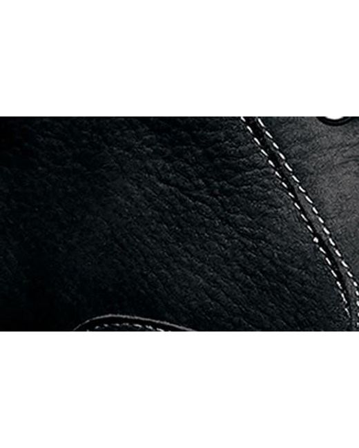 Florsheim Black Norwalk Plain Toe Lace-Up Boot for men