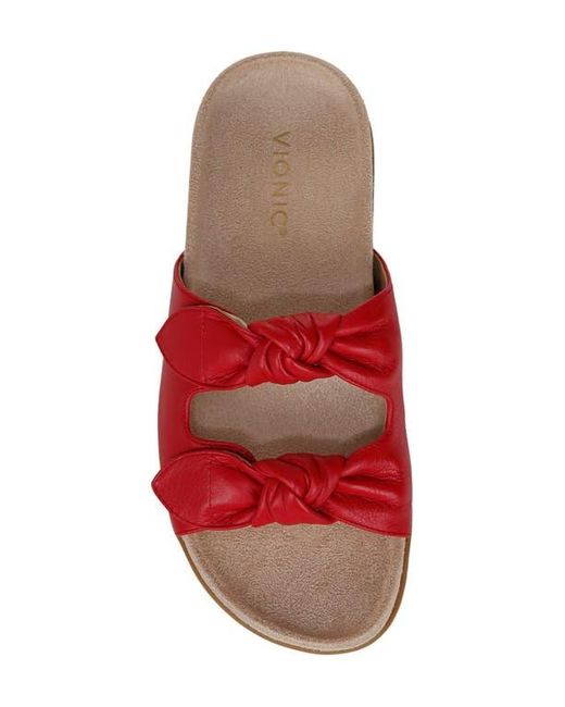 Vionic Red Elara Sandal