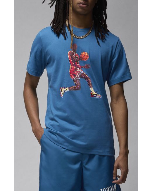 Nike Blue Flight Essentials Graphic T-shirt for men