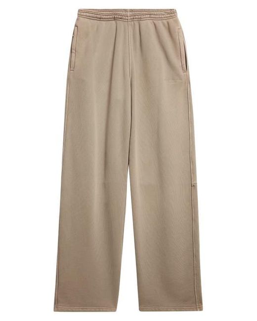 Alexander Wang Gray Articulated Leg Loose Fit Sweatpants