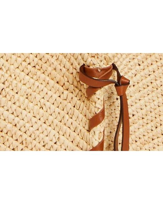Isabel Marant Metallic Mini Tampa Woven Raffia Shoulder Bag