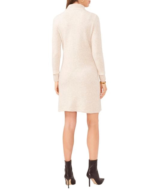 Vince Camuto Natural Long Sleeve Sweater Dress