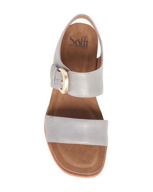 Söfft Metallic Peggie Wedge Sandal
