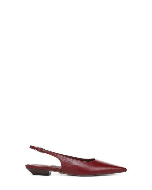 Sam Edelman Red Netty Slingback Pointed Toe Flat
