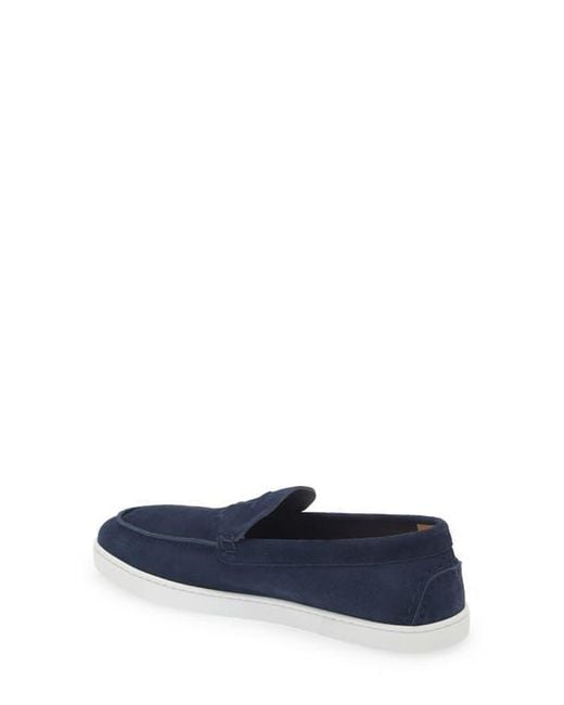 Christian Louboutin Blue Varsiboat Slip-On Sneaker for men