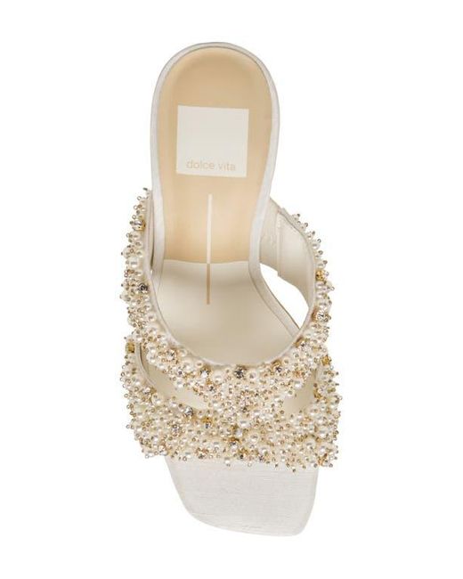 Dolce Vita Natural Gitel Rhinestone Sandal