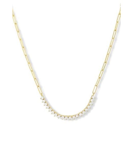 Melinda Maria Metallic Not Your Basic Cubic Zirconia Necklace