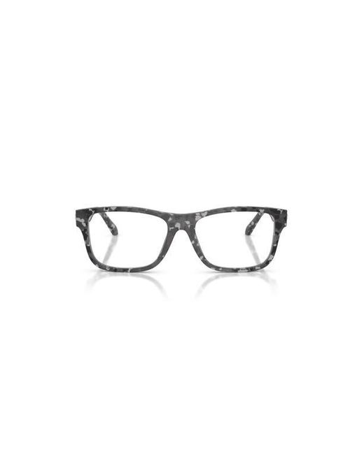 Versace Metallic 54Mm Square Optical Glasses for men