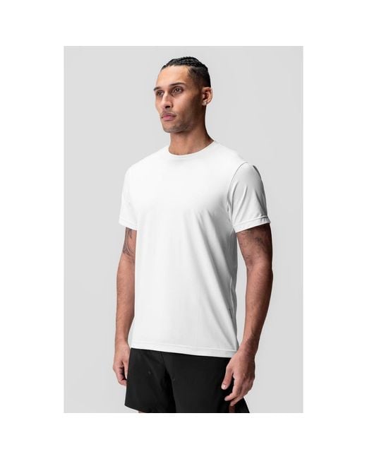 ASRV White Aerosilver Essential Tee for men