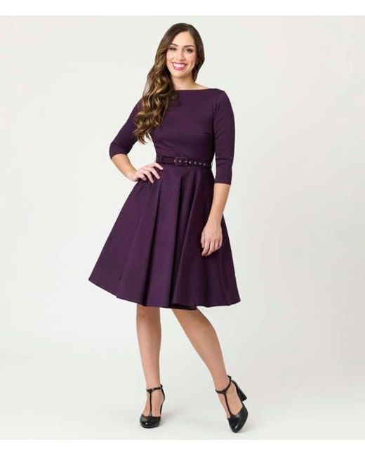 princess polly baby blue dress Purple Infinity Bridesmaid Dress with Long Straps and Folded Skirt
