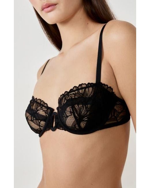 Etam Black Hedonisme N°9 Classique Lace Underwire Bra