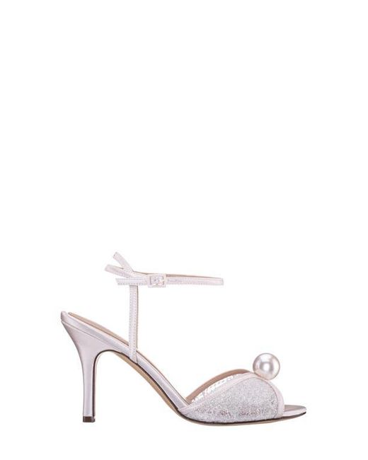 Nina White Vyra Ankle Strap Sandal
