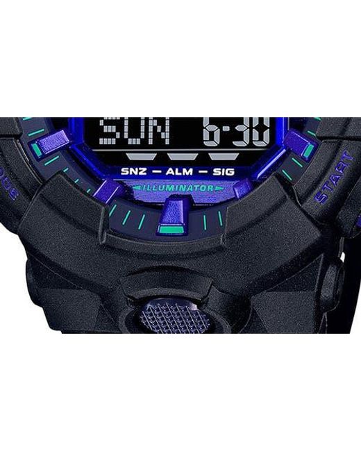 G-Shock Blue Digital Watch, 57.5Mm for men