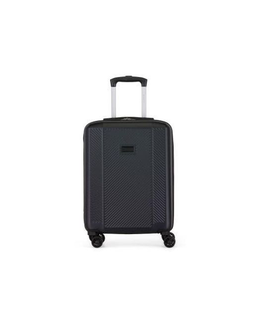 Bugatti Black Manchester Hardside Carry-On With Double Wheels