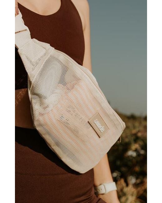Sande White Essentials Crossbody Bag