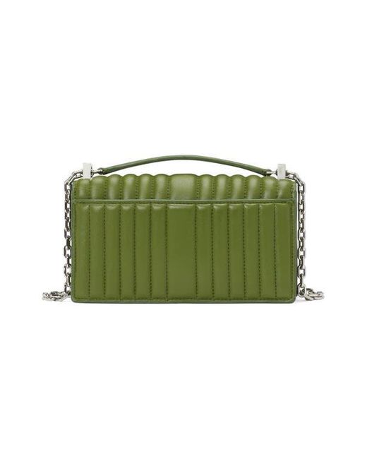 Kate Spade Green Mini Deco Quilted Leather Convertible Crossbody Bag