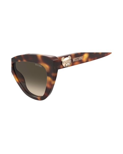 Moschino Multicolor 54mm Gradient Cat Eye Sunglasses