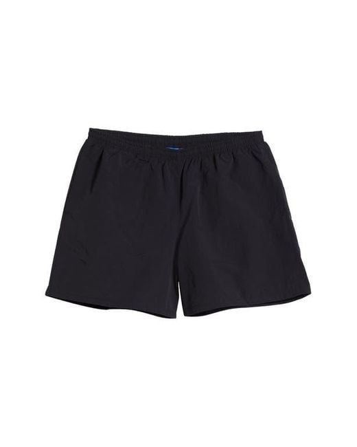 Market Blue Smiley Lockup Tech Shorts for men