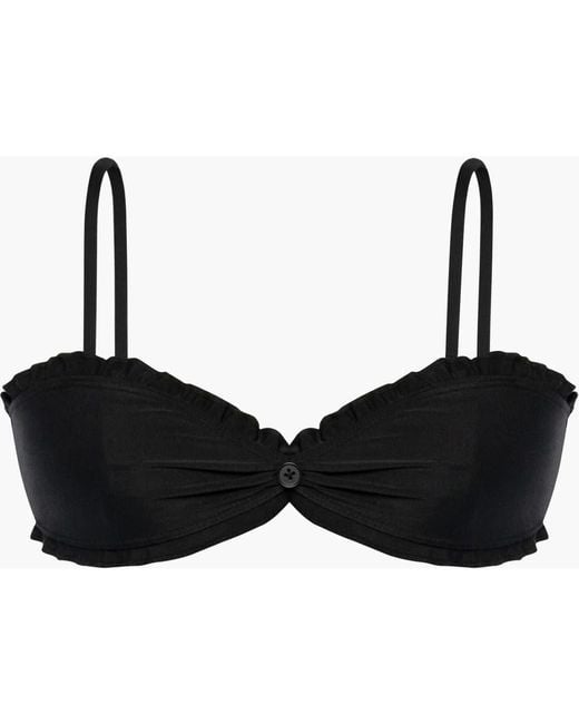 Oddli Black Bralette Bikini Top