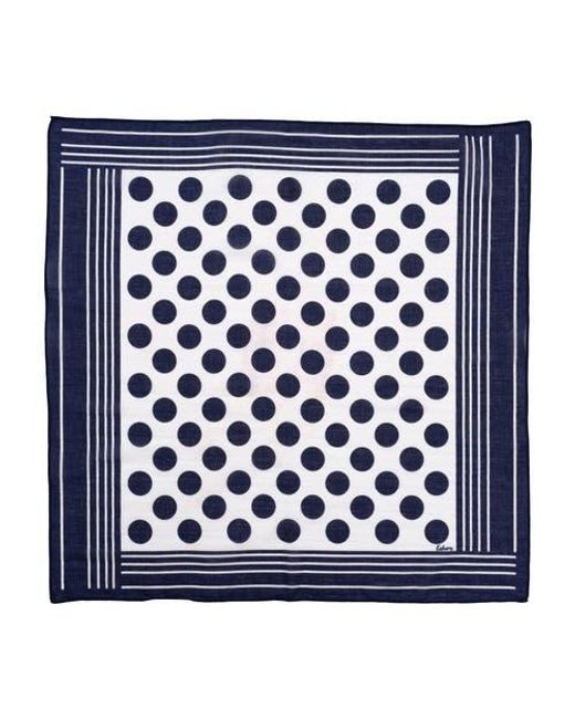 Echo Blue Polka Dot Bandana