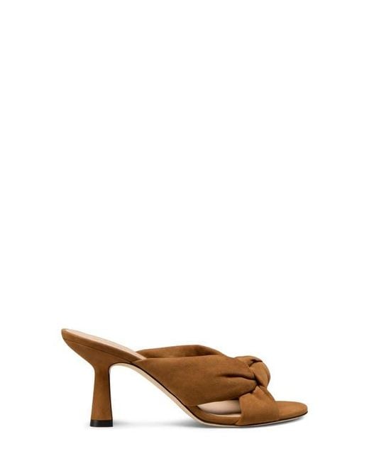 Stuart Weitzman Brown Soplaya Slide 75