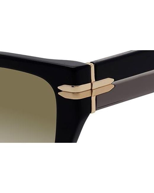Stuart Weitzman Black 53Mm Gradient Cat Eye Sunglasses