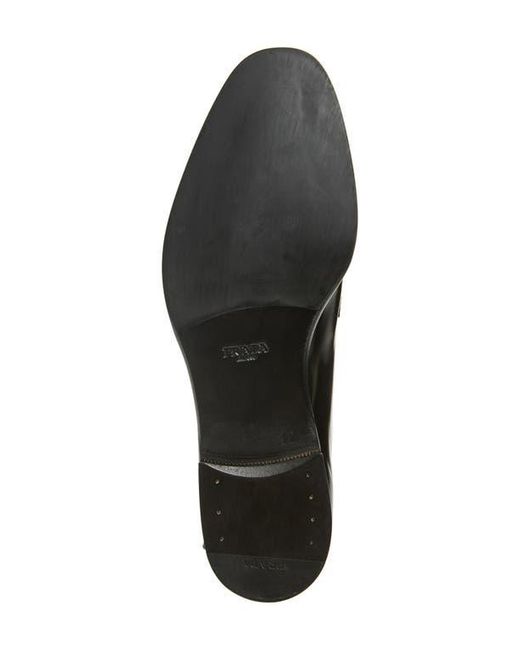 Prada Black Formale Spazzolato Plain Toe Derby for men