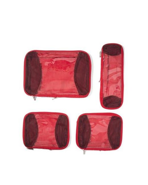 Baggallini Multicolor Compression Packing Cube 4 Piece Set