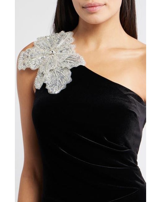 eliza j one shoulder velvet dress Eliza J | Dresses | Eliza J One Shoulder Velvet Gown